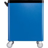 GEDORE 2977311 værktøjskasse, Værktøj Rulleborde værktøjsvogn Blå/Sort, 180 mm, 80 mm, 77 kg