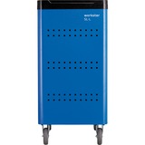 GEDORE 2977311 værktøjskasse, Værktøj Rulleborde værktøjsvogn Blå/Sort, 180 mm, 80 mm, 77 kg