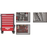 GEDORE R22071004 værktøjskasse, Værktøj Rulleborde værktøjsvogn Rød, 51 mm, 93,6 kg
