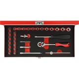 GEDORE R49014033 stiksæt, Topnøgle Rød, 1,14 kg, 47 mm