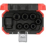 GEDORE R63003008 stiksæt, Topnøgle Rød/Sort, 53 mm