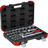 GEDORE R69013024 stiksæt, Topnøgle Rød/Sort, 85 mm