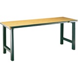 Hazet 130-1 arbejdsbænk Bærbar arbejdsbænk Sort/Brown, Bærbar arbejdsbænk, Metal, Træ, Sort, Træ, 1000 kg, 2000 mm, 760 mm