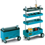 Hazet 160ST lagerhylde til haveværktøj Fritstående, Værktøj Rulleborde værktøjsvogn Blå/Sort, Fritstående, 150 kg, Sort, Blå, 4 hjul, 590 mm, 345 mm