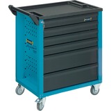 Hazet Assistent 177-6 Stål Sort, Blå, Værktøj Rulleborde værktøjsvogn 6 hylder, Stål, Sort, Blå, 20 kg, 4 hjul, 498 mm