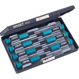 Hazet Elektronik-Schraubendreher-Satz 805/7, 7-teilig Sæt Offset screwdriver, Skruetrækker Sort/Blå, 7-teilig, 20,5 cm, 284 g, 205 mm, 125 mm, 20 mm, Sort/blå