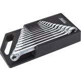 Hazet Sæt med dobbelte ringskruenøgler 610N/12RS, 12 dele, Gaffelnøgle 