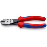 KNIPEX 74 02 180 Diagonale horisontale tænger tang, Skære tang Diagonale horisontale tænger, Krom-vanadium-stål, Plastik, Blå/rød, 18 cm, 273 g