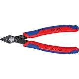 KNIPEX 78 61 125 Side-cutting pliers tang, Elektronik tænger Rød/Blå, Side-cutting pliers, Stål, Plastik, Blå/rød, 12,5 cm, 56 g