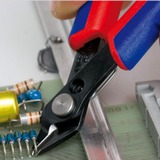 KNIPEX 78 61 125 Side-cutting pliers tang, Elektronik tænger Rød/Blå, Side-cutting pliers, Stål, Plastik, Blå/rød, 12,5 cm, 56 g