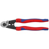 KNIPEX 9562190 kabeltang, Skære tang Blå, Blå/rød, Krom-vanadium-stål, Sort, Blå, Rød, 314 g