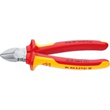 KNIPEX KP-7006180 Tænger, Skære tang Gul, Diagonale horisontale tænger, Krom, 254 g