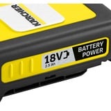 Kärcher 2.445-035.0 batteri til strømværktøj Batteridrevet Batteri, Lithium-Ion (Li-Ion), 4,8 At, 18 V, Kärcher, Sort, Gul