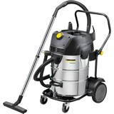 Kärcher NT 75/2 Tact² Me Tc Sort, Rustfrit stål 75 L 2760 W, Våd / tør støvsuger Sort/rustfrit stål, Tør&våd, Sort, Rustfrit stål, Papir, Dreje, 75 L, 148 l/s