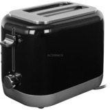 Kenwood TCX751BK 2 skive(r) 900 W Rød, Brødrister Sort/Sølv, 2 skive(r), Rød, Metal, Knapper, 900 W, 160 mm