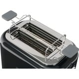 Kenwood TCX751BK 2 skive(r) 900 W Rød, Brødrister Sort/Sølv, 2 skive(r), Rød, Metal, Knapper, 900 W, 160 mm