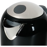 Kenwood ZJX650BK elkedel 1 L 2200 W Sort Sort/rustfrit stål, 1 L, 2200 W, Sort, Metal, Vandmåler, Ledningsfri