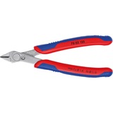Knipex 78 03 125 tang Sideskærende tænger, Elektronik tænger Blå, Sideskærende tænger, Stål, Plast, Blå/rød, 12,5 cm, 56 g