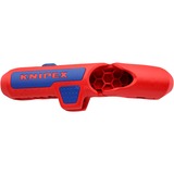 Knipex ErgoStrip Blå, Rød kabelstripper, Stripping /skraldeværktøj Rød/Blå, 1,3 cm, 8 mm, Plastik, Blå, Rød, 13,5 cm, 74 g