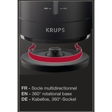 Krups BW2448 elkedel 1,6 L Sort Sort, 1,6 L, Sort, Plast, Vandmåler, Filtrering