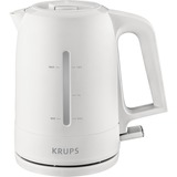 Krups BW 2441 elkedel 1,6 L 2200 W Hvid Hvid, 1,6 L, 2200 W, Hvid, Rustfrit stål, Vandmåler, Filtrering