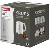 Krups BW 2441 elkedel 1,6 L 2200 W Hvid Hvid, 1,6 L, 2200 W, Hvid, Rustfrit stål, Vandmåler, Filtrering