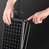 Krups FDD95D 2 vaffel/vafler 1200 W Sort, Rustfrit stål, Vaffeljern rustfrit stål/Sort, 2 vaffel/vafler, Rektangulær, Sort, Rustfrit stål, Rustfrit stål, 1200 W, 220 - 240 V