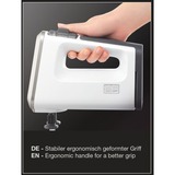 Krups GN 9001 Håndmixer 500 W Grå, Hvid, Håndmikser Hvid/rustfrit stål, Håndmixer, Grå, Hvid, Rustfrit stål, 500 W