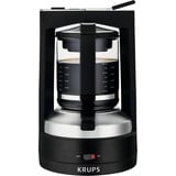Krups KM4689 Filter kaffemaskine 1,25 L, Filter maskine Sort/Sølv, Filter kaffemaskine, 1,25 L, 850 W, Sort
