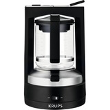 Krups KM4689 kaffemaskine Dråbe kaffemaskine 1,25 L, Filter maskine Sort/Sølv, Dråbe kaffemaskine, 1,25 L, 850 W, Sort