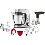 Krups Master Perfect Gourmet KA631D foodprocessor 1100 W 4,6 L Rustfrit stål børstet rustfrit stål, 4,6 L, Rustfrit stål, Knapper, Dreje, Slå, Slibe, Ælte, Mikse, 1,8 kg, 0,8 kg
