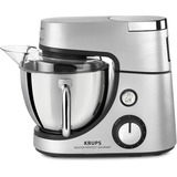 Krups Master Perfect Gourmet KA631D foodprocessor 1100 W 4,6 L Rustfrit stål børstet rustfrit stål, 4,6 L, Rustfrit stål, Knapper, Dreje, Slå, Slibe, Ælte, Mikse, 1,8 kg, 0,8 kg