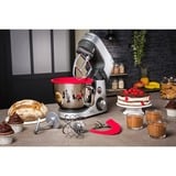 Krups Master Perfect Gourmet KA631D foodprocessor 1100 W 4,6 L Rustfrit stål børstet rustfrit stål, 4,6 L, Rustfrit stål, Knapper, Dreje, Slå, Slibe, Ælte, Mikse, 1,8 kg, 0,8 kg