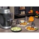 Krups Master Perfect Gourmet KA631D foodprocessor 1100 W 4,6 L Rustfrit stål børstet rustfrit stål, 4,6 L, Rustfrit stål, Knapper, Dreje, Slå, Slibe, Ælte, Mikse, 1,8 kg, 0,8 kg