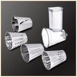 Krups Master Perfect Gourmet KA631D foodprocessor 1100 W 4,6 L Rustfrit stål børstet rustfrit stål, 4,6 L, Rustfrit stål, Knapper, Dreje, Slå, Slibe, Ælte, Mikse, 1,8 kg, 0,8 kg