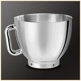 Krups Master Perfect Gourmet KA631D foodprocessor 1100 W 4,6 L Rustfrit stål børstet rustfrit stål, 4,6 L, Rustfrit stål, Knapper, Dreje, Slå, Slibe, Ælte, Mikse, 1,8 kg, 0,8 kg