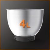 Krups Master Perfect køkkenmaskine KA3121, Foodprocessor Hvid/Sort