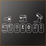 Krups Master Perfect køkkenmaskine KA3121, Foodprocessor Hvid/Sort