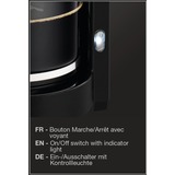 Krups ProAroma Dråbe kaffemaskine 1,25 L, Filter maskine Sort, Dråbe kaffemaskine, 1,25 L, 1100 W, Sort