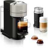 Krups Vertuo Next & Aeroccino XN911B Semi-auto Kapsel kaffemaskine 1,1 L, Kapsel maskine Lys grå/Sort, Kapsel kaffemaskine, 1,1 L, Kaffekapsel, 1500 W, Grå