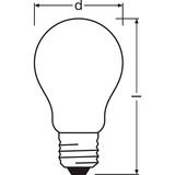 LEDVANCE Star Deco CL A LED-lampe 2 W E27 A+ 2 W, E27, A+, 45 lm, 15000 t, Grøn
