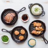 Lodge Grillpande L3GP, med skaft, Stegepande Sort