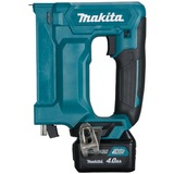 Makita Batteri-hæftepistol ST113DSMJ, 10,8 Volt, Elektris hæftemaskine Blå/Sort