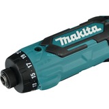 Makita Batteri-vinkel skruetrækker DF012DZ, 7,2 Volt, Bore-/ skruemaskine Blå/Sort