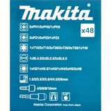 Makita Bor- og bitsæt B-36192, 48 dele, Boremaskine &amp; bit sæt 
