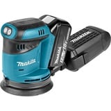 Makita DBO180RTJ transportabel slibemaskine Rystepudser 11000 rpm, Tilfældige rystepudser Blå/Sort, Rystepudser, 11000 rpm, 77 dB, 3 dB, Batteri, Lithium-Ion (Li-Ion)