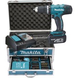 Makita DHP453RFX2 bor 1,7 kg, Slagborer skruemaskine Blå/Sort, Pistolgreb boremaskine, 1,3 cm, 3,6 cm, 1,3 cm, 1,3 cm, 1,5 mm