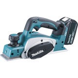 Makita DKP180RTJ elektrisk høvl Sort, Blå 14000 rpm Blå/Sort, Sort, Blå, 14000 rpm, 8,2 cm, 9 mm, 4,5 m/s², Batteri