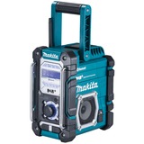 Makita DMR112 bærbar højttaler Bærbar stereohøjttaler Sort, Turkis 4,9 W, Job site radio Turkis/Sort, 2.0 kanaler, 8,9 cm, 4,9 W, Trådløs, Bærbar stereohøjttaler, Sort, Turkis