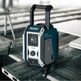 Makita DMR115 radio Arbejdsområde Sort, Blå, Job site radio Turkis, Arbejdsområde, DAB,DAB+,FM, 87.5 - 108 Mhz, 174.928 - 239.2 Mhz, Sort, Blå, IP65